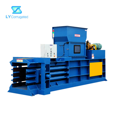 Recyclable машина упаковки коробки, автоматический горизонтальный Baler 400-500kg/M3