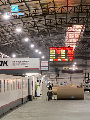 Гофрированное топление пара - срок службы 5ply 200m технологической линии доски длинный/минута